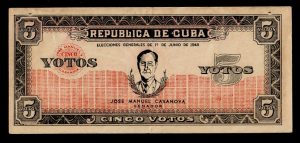 Cuba First Republic Import Tax Seal Specimen UNC w/ Counterfoil