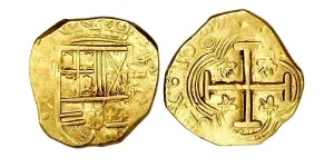 Excavated Gold English coin