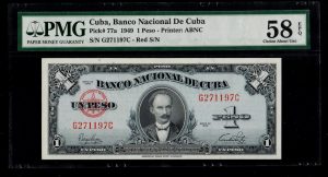 1953 Cuba 1 peso