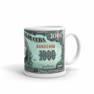Taza de cambio – 1000 pesos – 1950